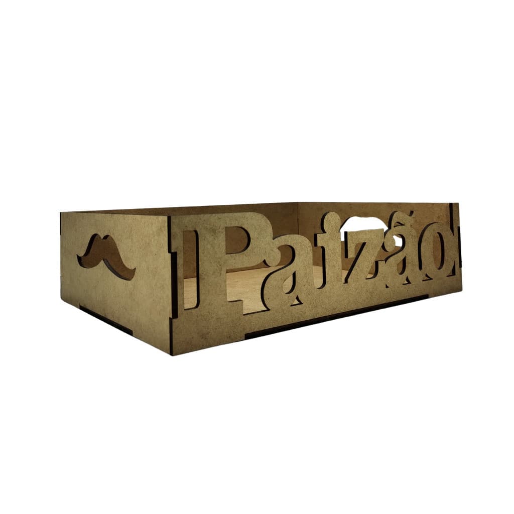Lembrança Dia Dos Pais Bandeja Paizão Kit 10 Caixas em MDF 3MM