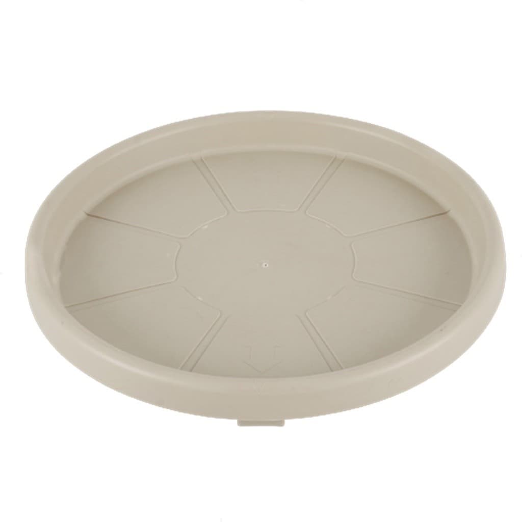 Suporte C/ Rodinhas Prato Para Vaso Em Abs 35cm Varias Cores