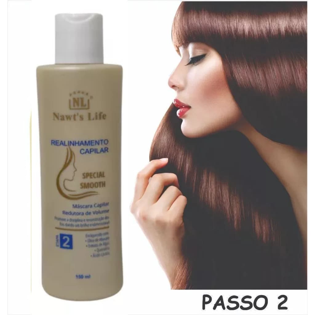 Realinhamento Capilar Passo 2 Nawts Life Tratamento 150 Ml