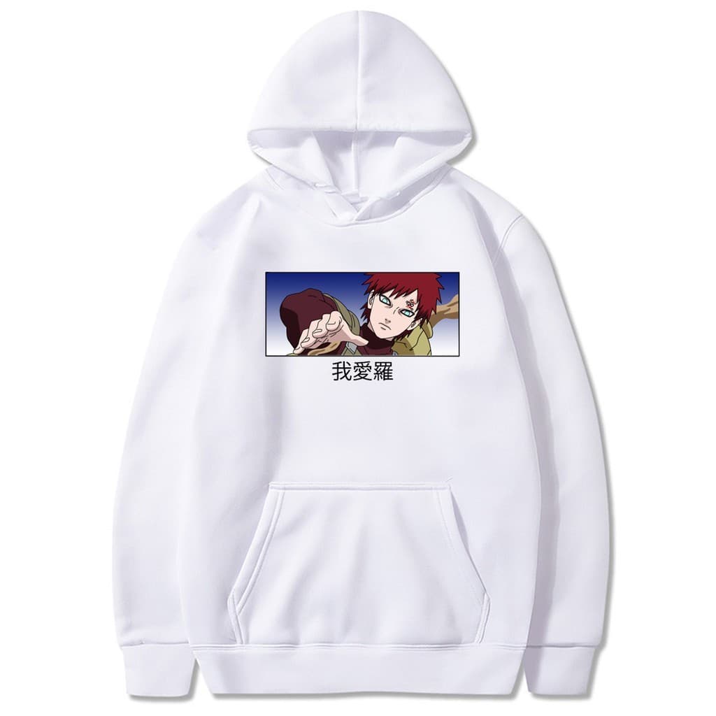 Moletom Canguru Unissex Anime Naruto Gaara Personagem  Mangá -MAYYN.