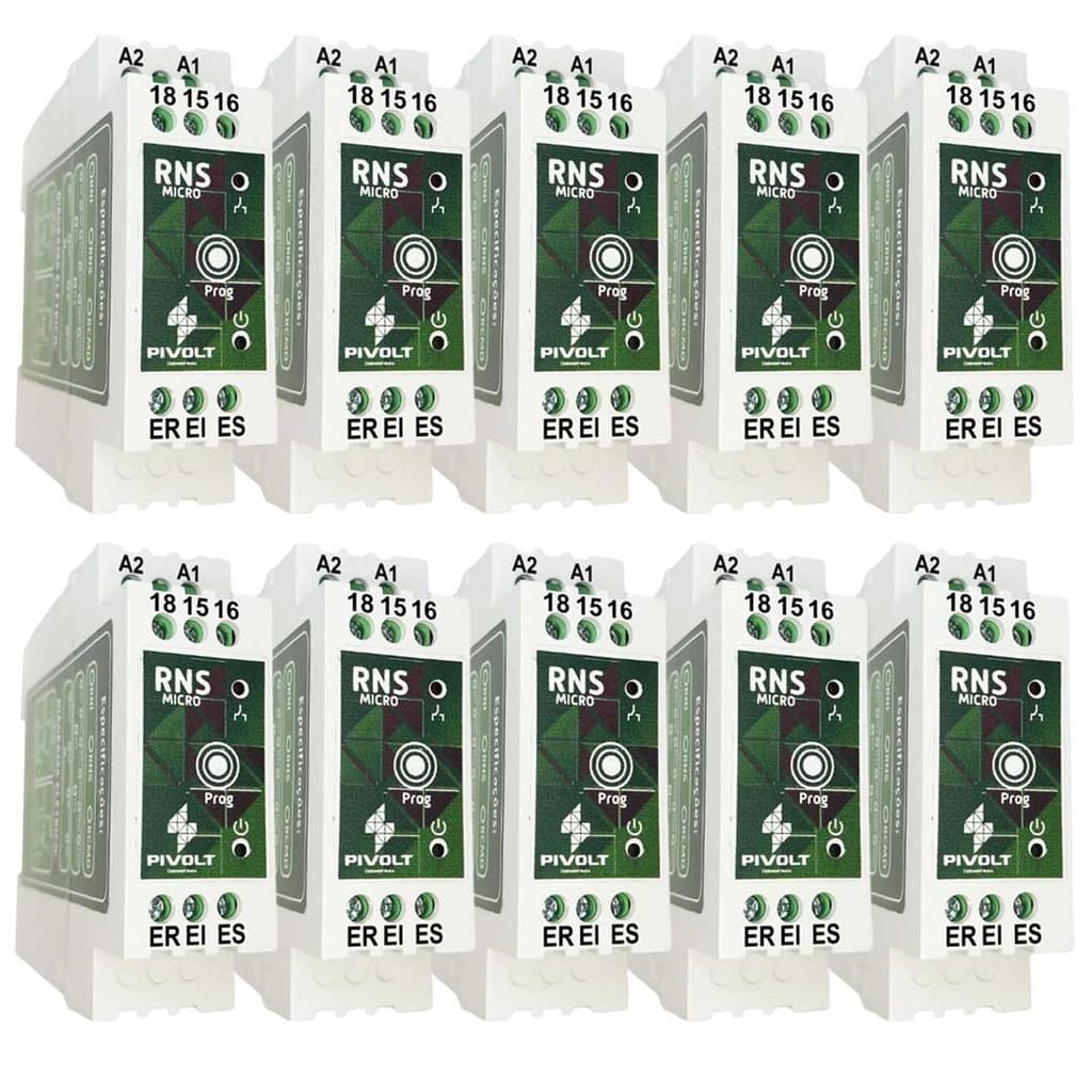 Kit 10 Relés De Nível Superior Micro Inteligente (RNS MICRO) Pivolt