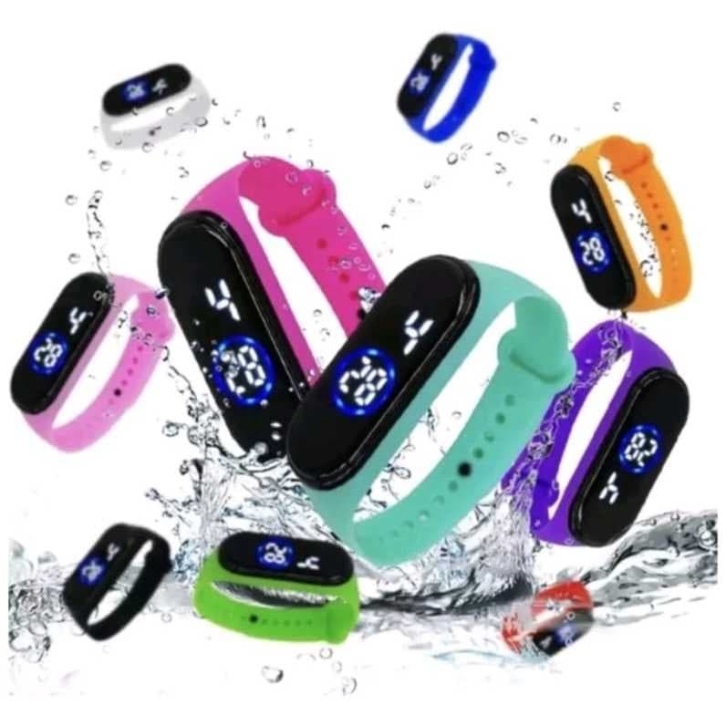 Relógio de Pulso Digital com LED Unissex Esportivo VÁRIAS CORES/ Relógio Tipo Bracelete RelógiO 004