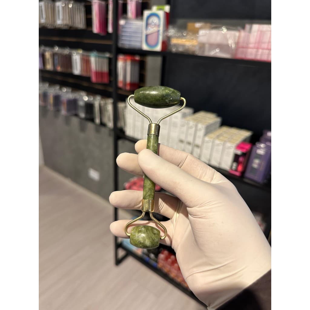 Massageador Facial Rolo Pedra Jade D