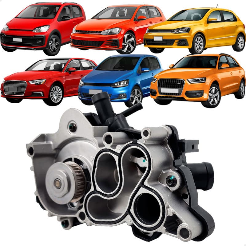 Bomba D'água Completa A3 Fox Gol Golf Nivus Up Virtus Voyage 1.0 12v 1.4 1.6 16v TSI MSI 2010 A 2022