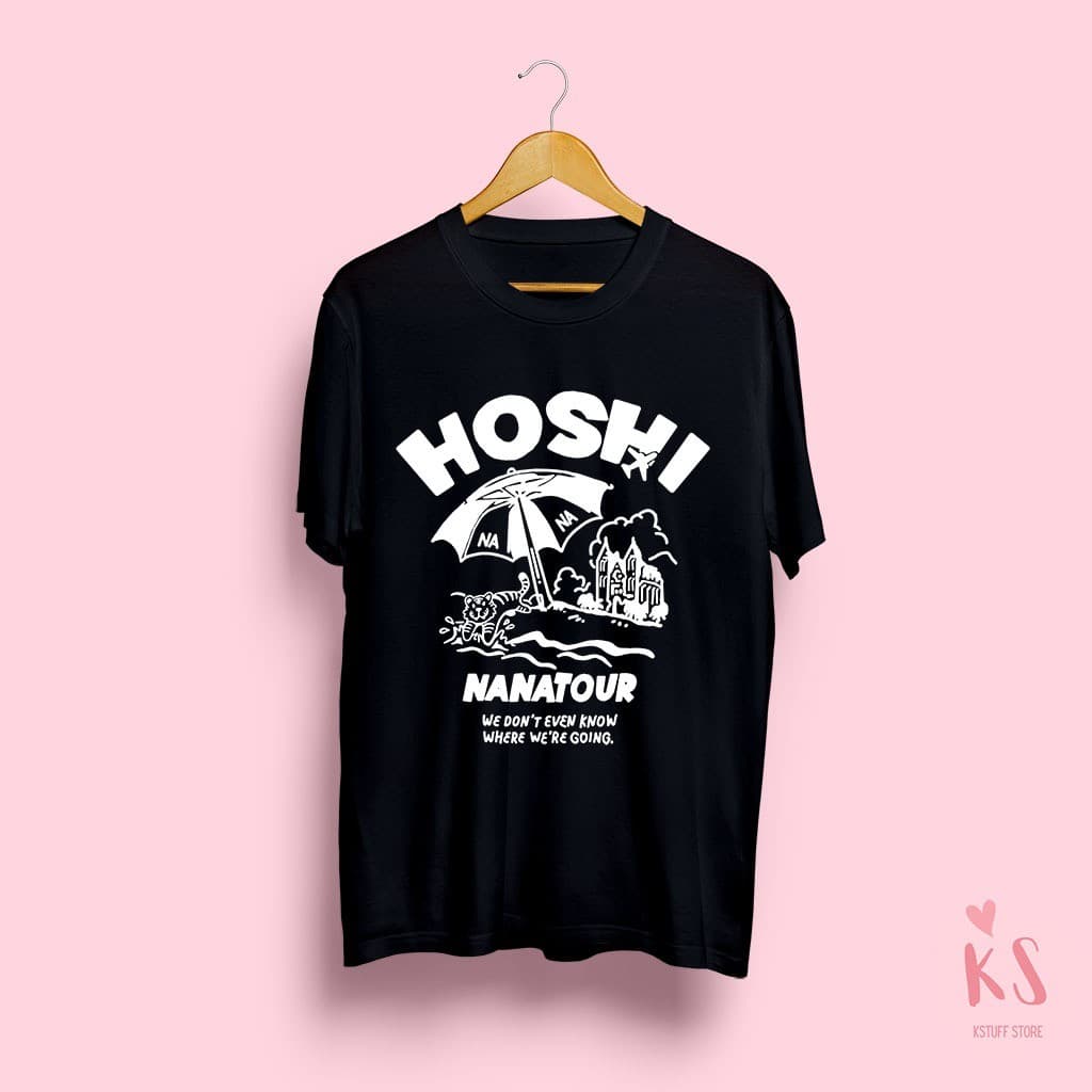 Camiseta Unissex SEVENTEEN NANA TOUR (ver. preto)
