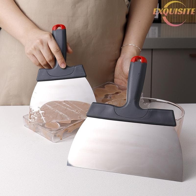 [EL] Espátula De Revestimento Para Raspador De Chocolate Massa De Aço Inoxidável Acessórios De Cozinha Ferramentas De Co