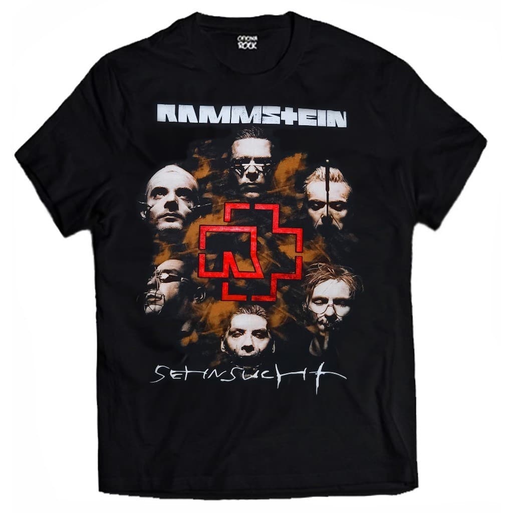 Camiseta Rock - Banda Rammstein Sehnsucht Plus Size Tam 0 G1 G2 G3 G4 G5-Infantil Tam 04 ao 14 - UNISSEX