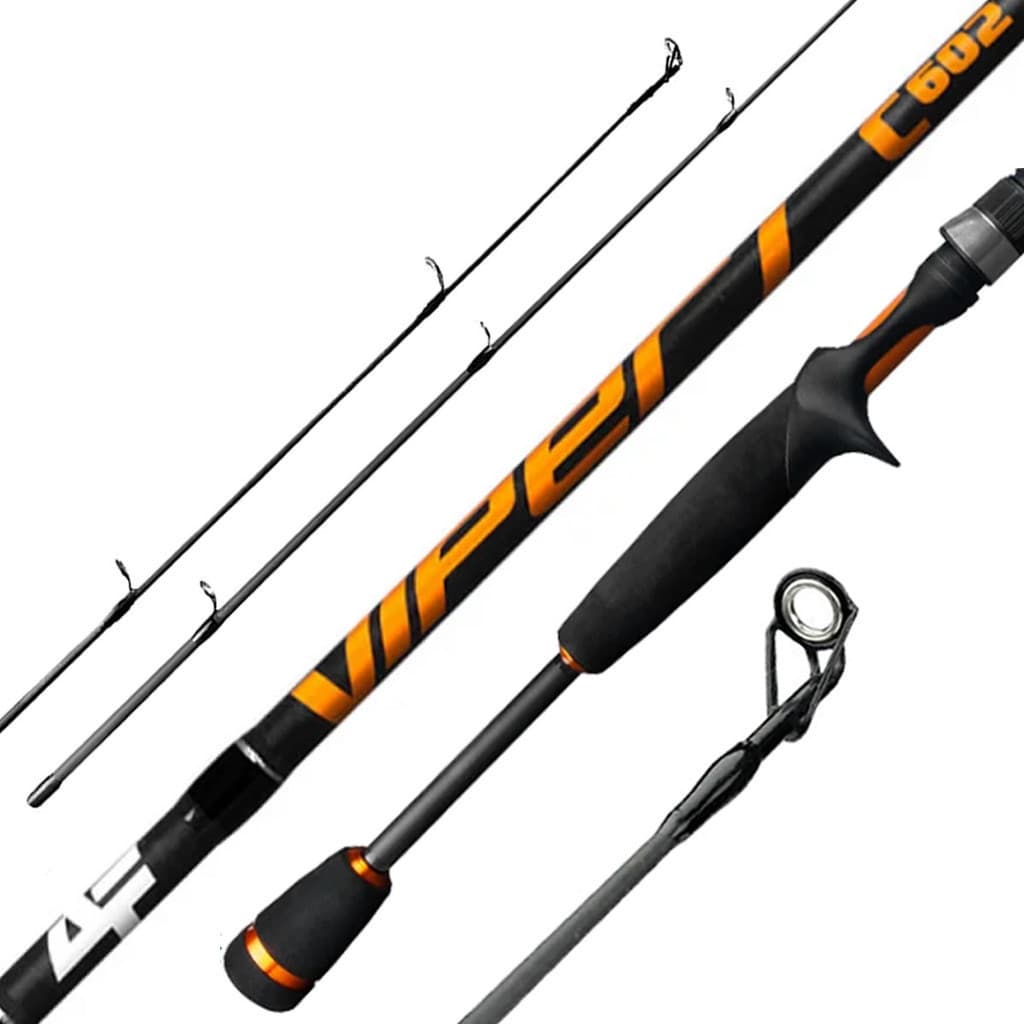 Vara De Pesca p/ Carretilha Viper 1,83mts 8-17lbs Carbono