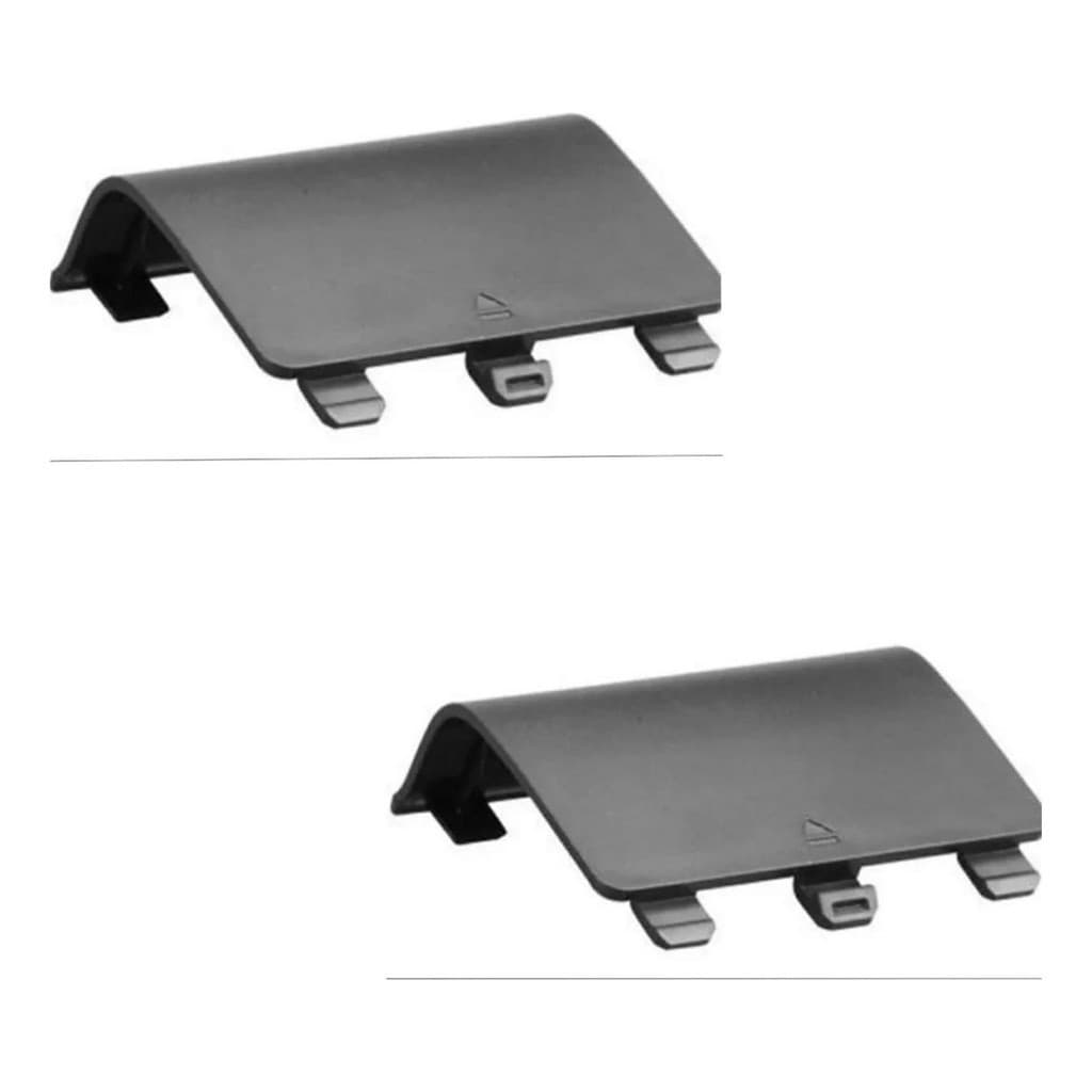 2 Tampas Traseiras Suporte Bateria Pilha Compatível Xbox One