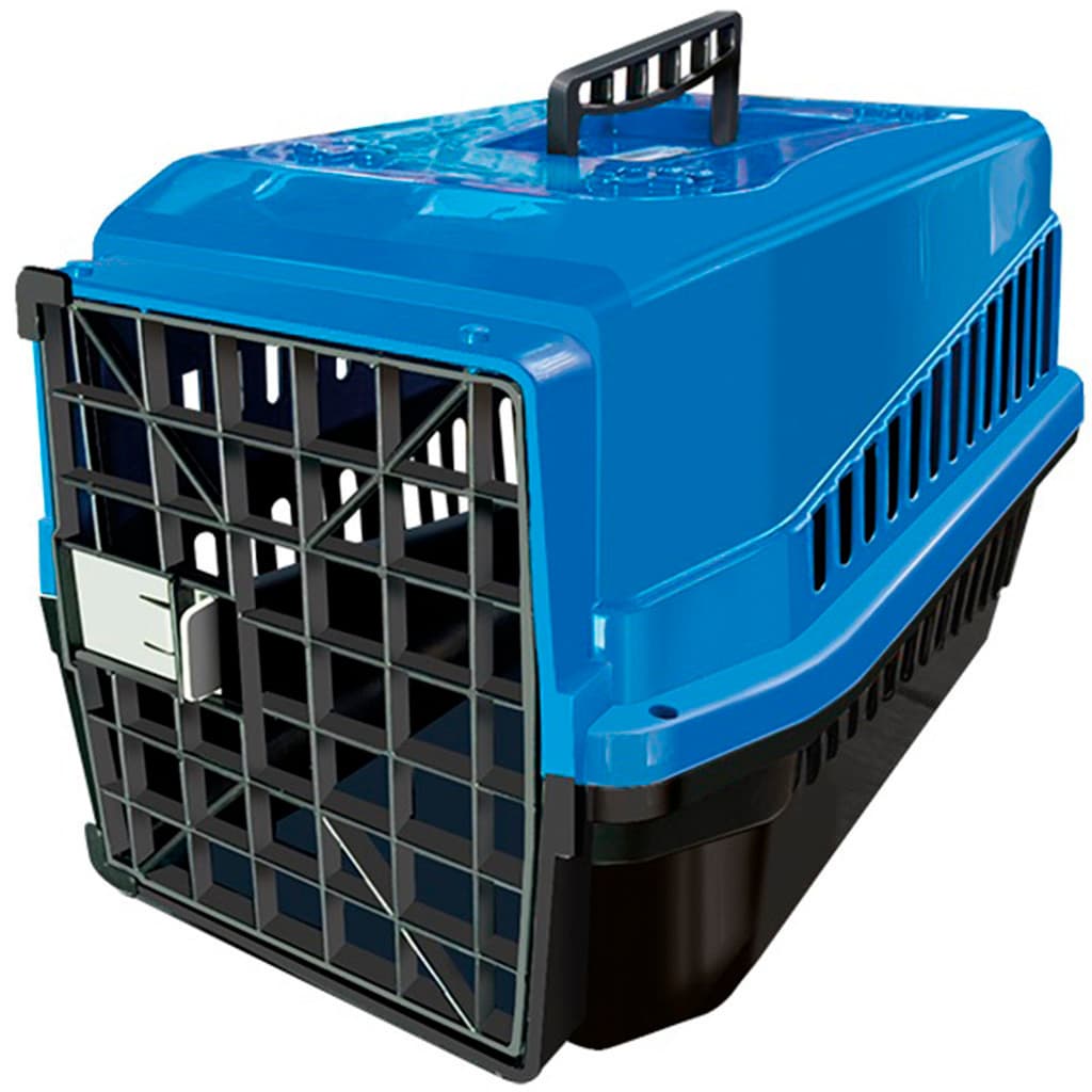 Caixa de Transporte para Viagem Passeio Cães Gato Cachorro Porte Pequeno Podyum N2 Mec Pet