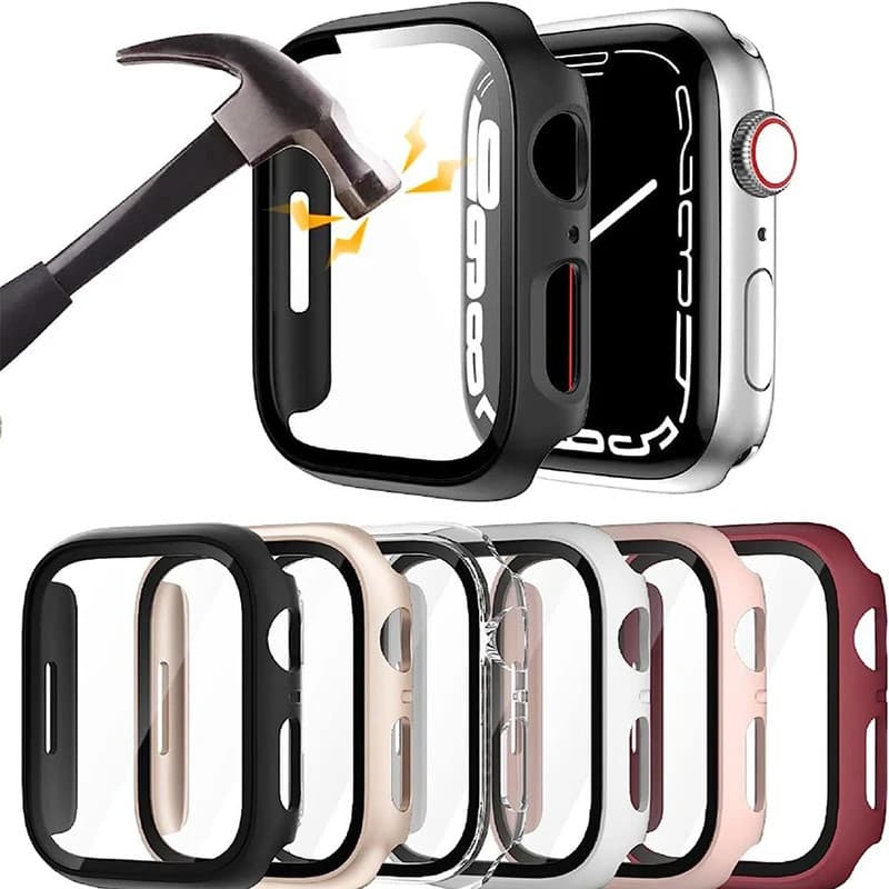 PC Capa Para Apple Watch Ultra Compativel 38mm 41mm 40mm 42mm 44mm 45mm S10 11 46mm Protetor De Tela Do Acessório iWatch