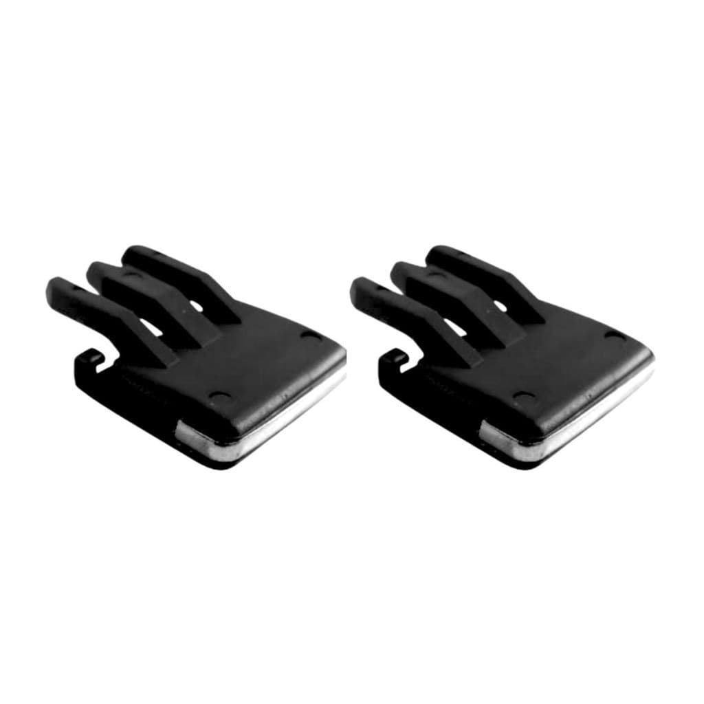 Par Clip Difusor Ar Central Preto Cromado Corolla 2009 2014