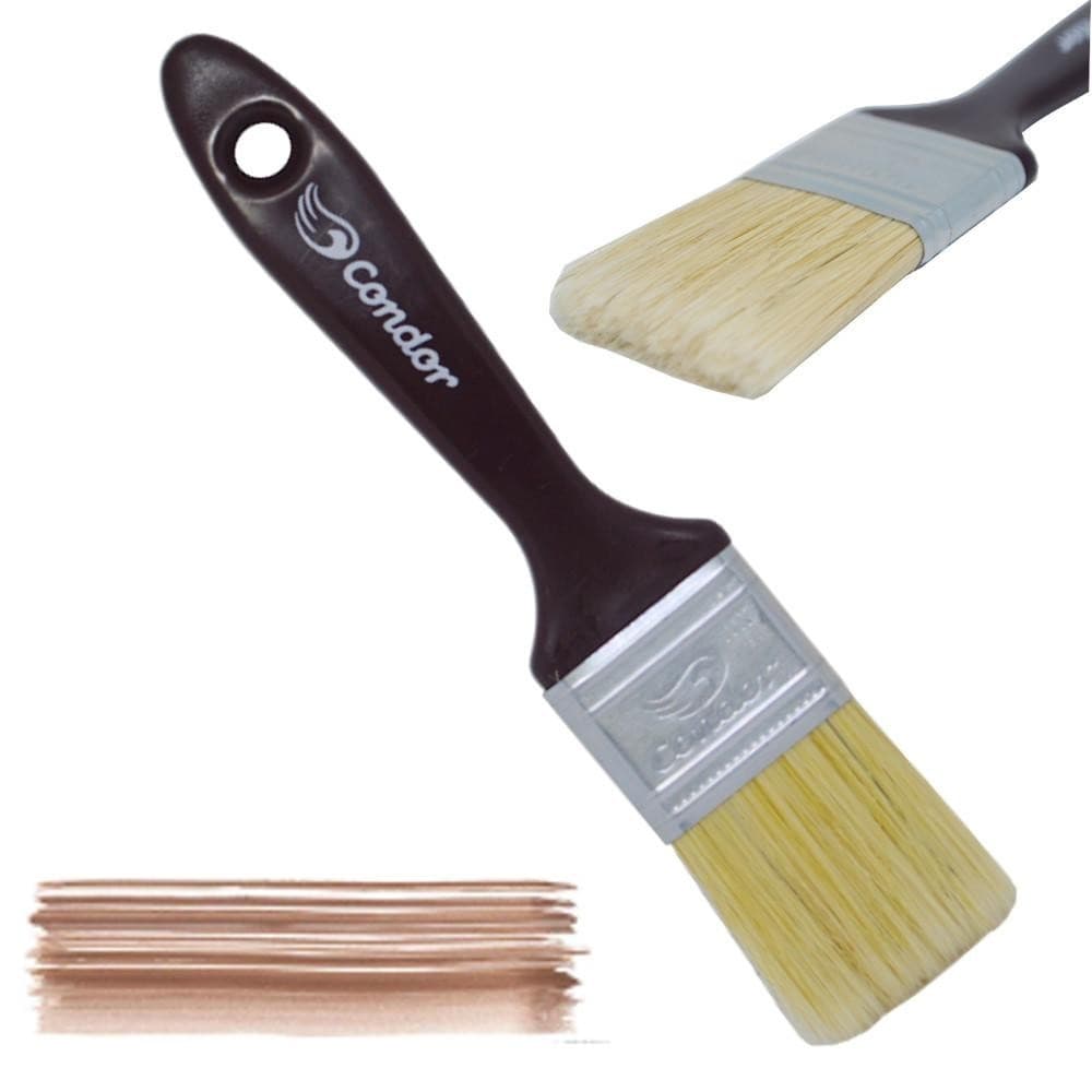 Kit 6 Unid. Pincel Trincha Cerda Branca 2.1/2'' 701 - Condor