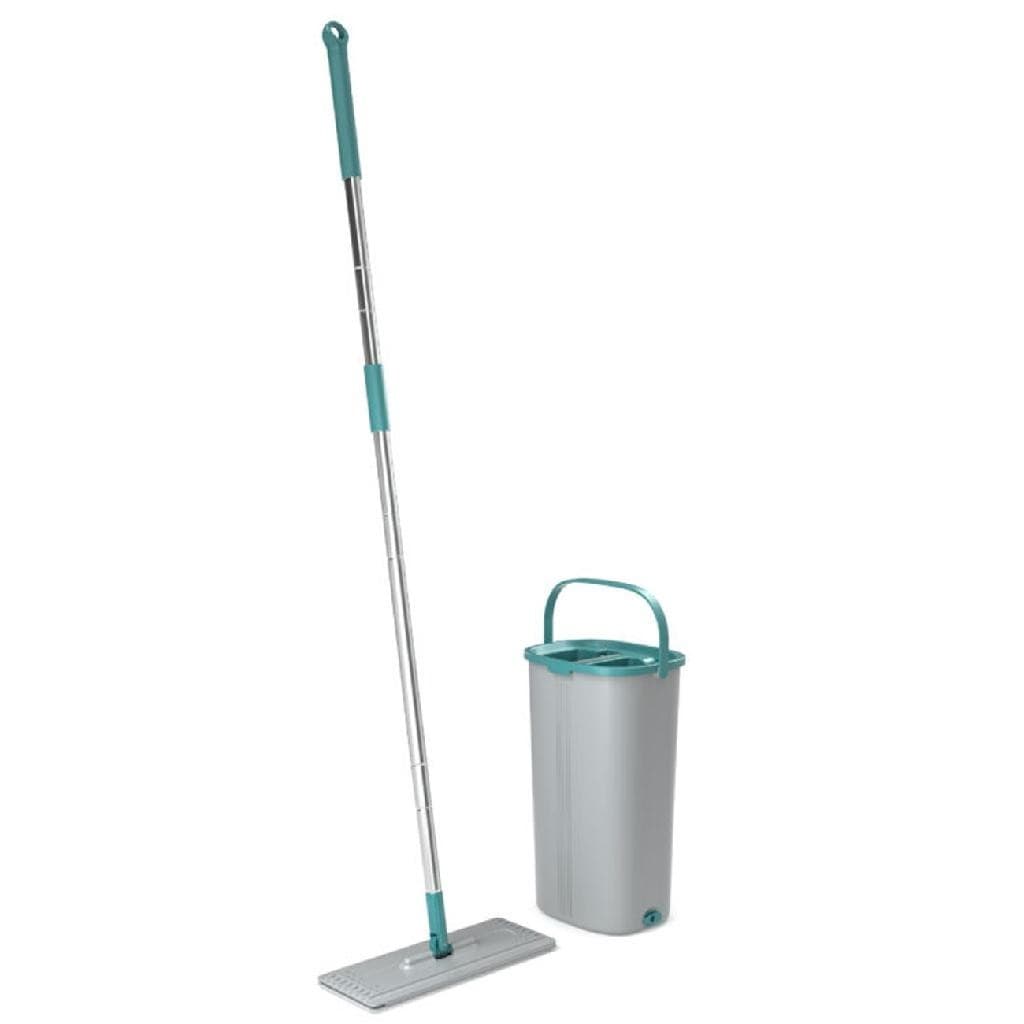 Mop Rodo Limpador Multiuso Lava e Seca Fit Vertical com Balde MOP7740 Flash Limp