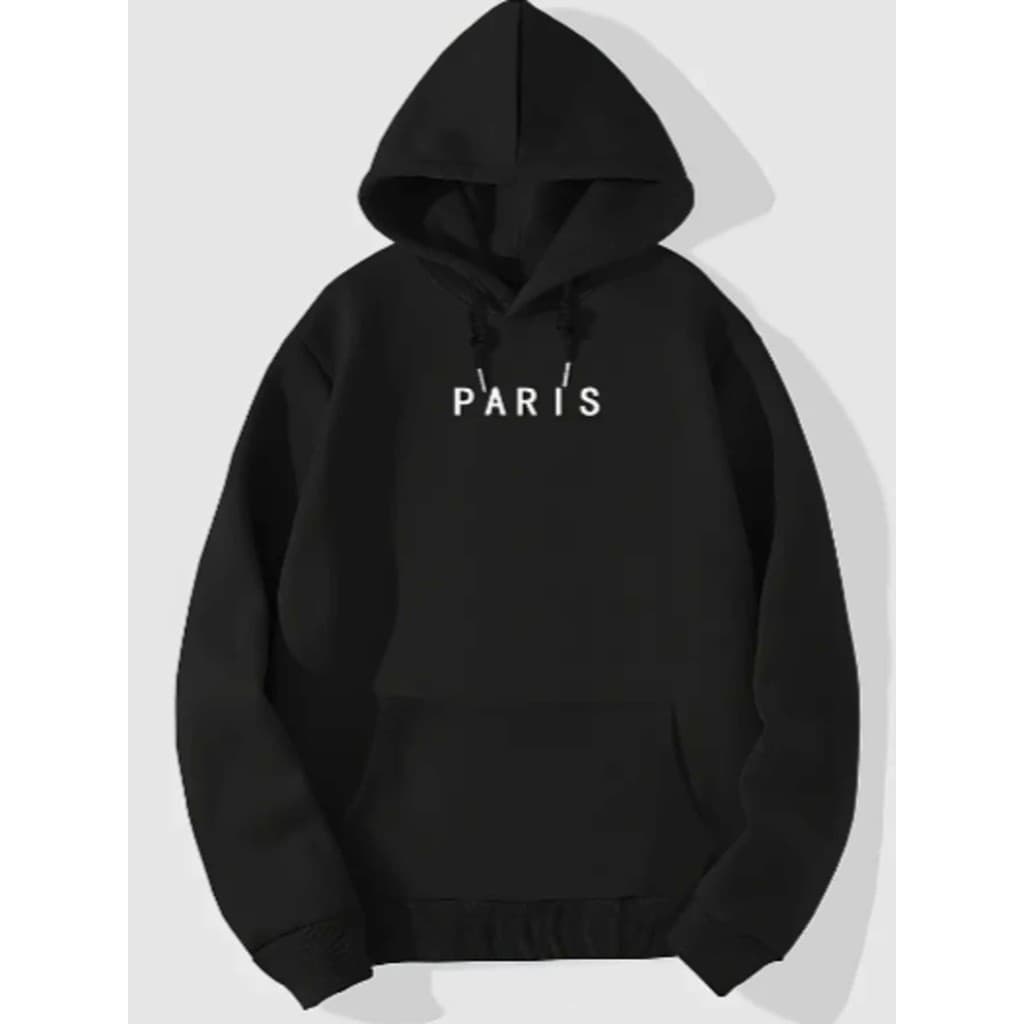 Moletom Canguru Casaco Unissex com capuz e bolso Feminino/Masculino Blusa De Frio Streetwear paris casual Casaco Premium