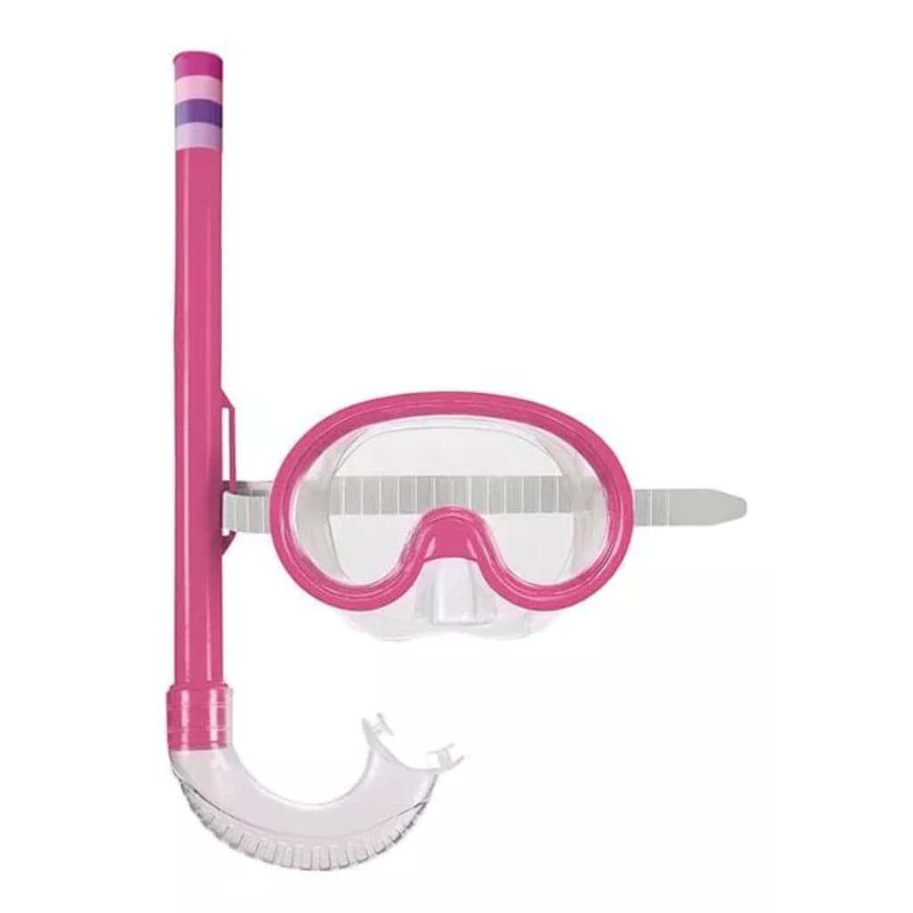 Kit Máscara de Mergulho e Snorkel Infantil Praia Piscina MOR