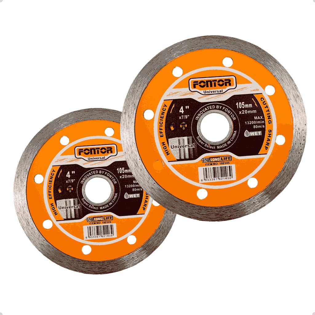 Discos De Corte Serra Turbo Liso Segmentado 4" (105mm)