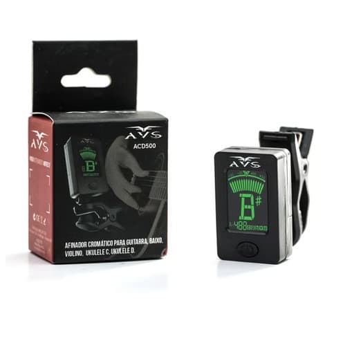 Afinador Digital Para Violão Ukulele Violino Guitarra Baixo Cromático