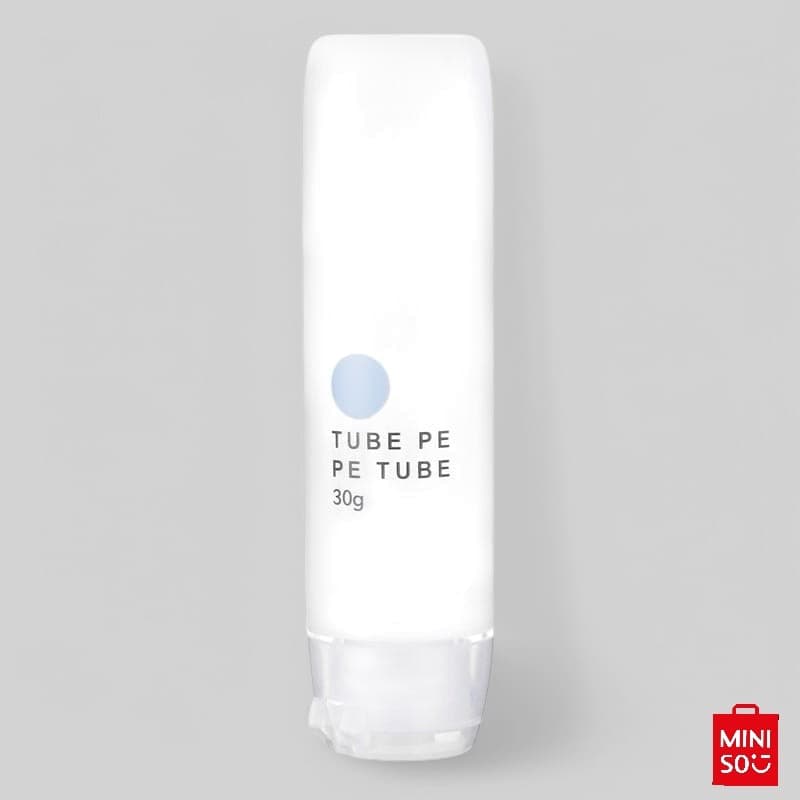 Frasco Portátil 30g Miniso – Ideal para Shampoo, Loção e Creme | Compacto e Recarregável para Viagens