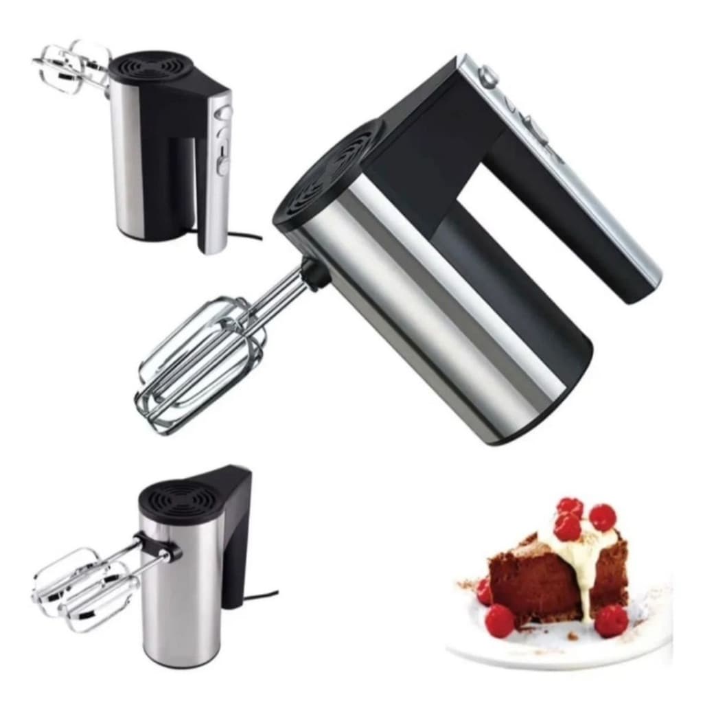 Batedeira Elétrica de Mão 600W Dessini 5 Velocidades Inox 110V Potente Profissional