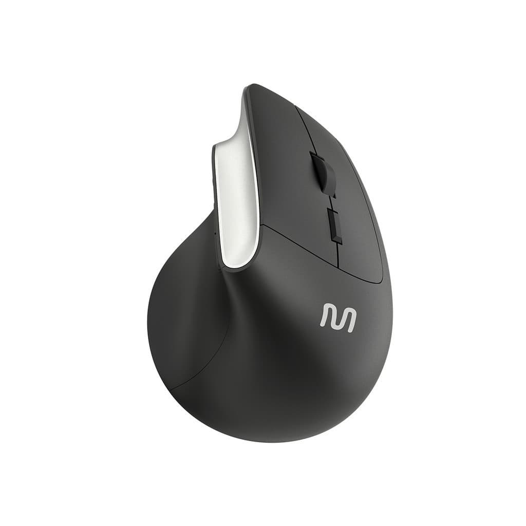 Mouse Sem Fio Ergonômico 6 Botões Clique Silencioso MO384