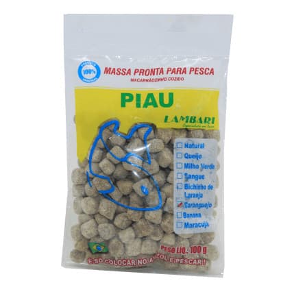 Massa Pesca Sabor Caranguejo Isca P/ Piau Pesqueiro Rio Lago
