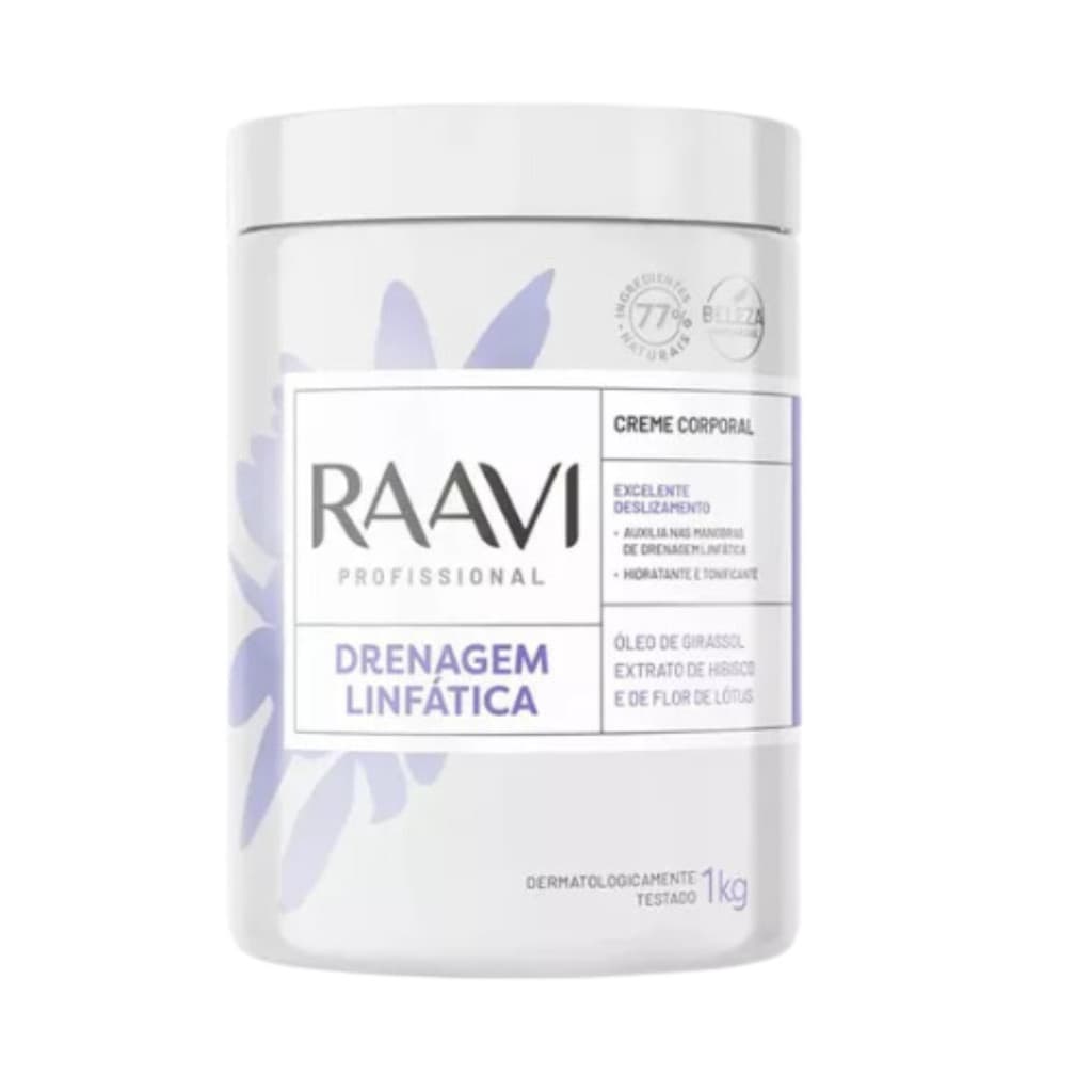 Creme Raavi Drenagem Linfatica 1kg
