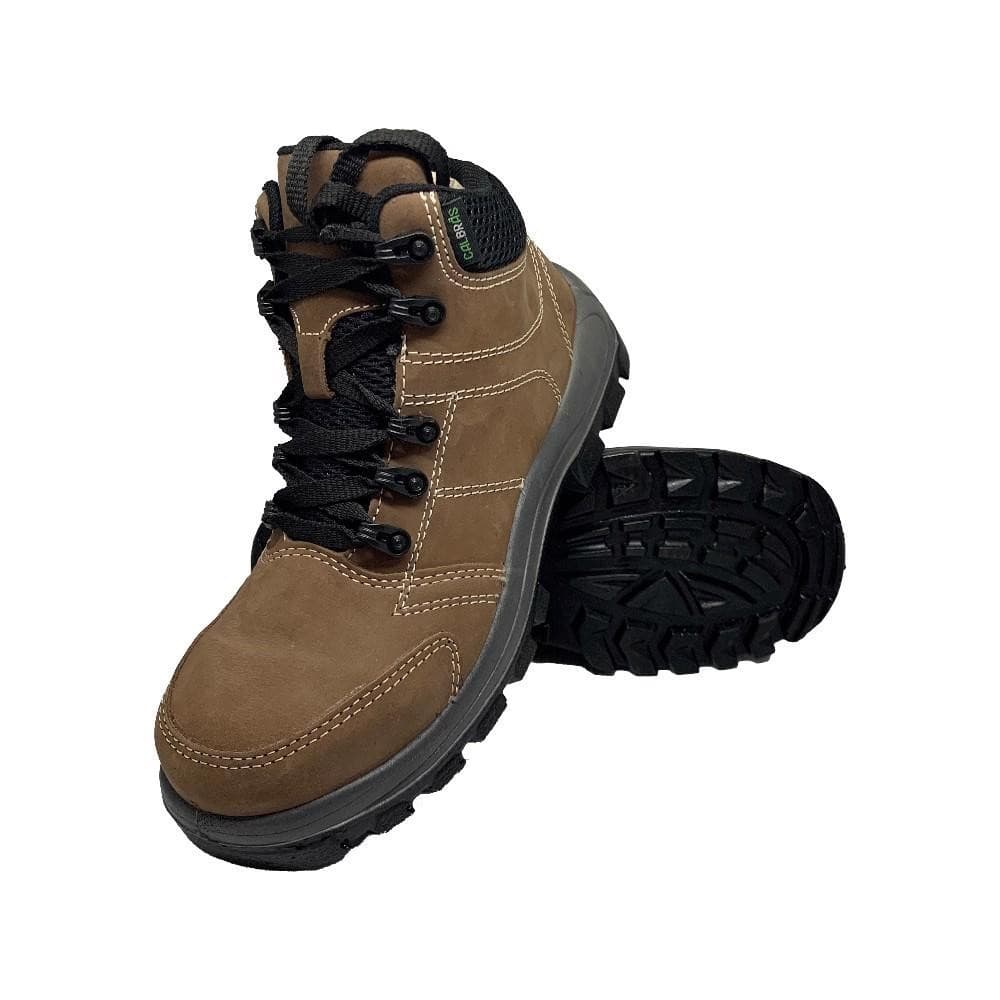 BOTINA COURO GRAXO BIDENSIDADE MARROM S/BICO CA41121