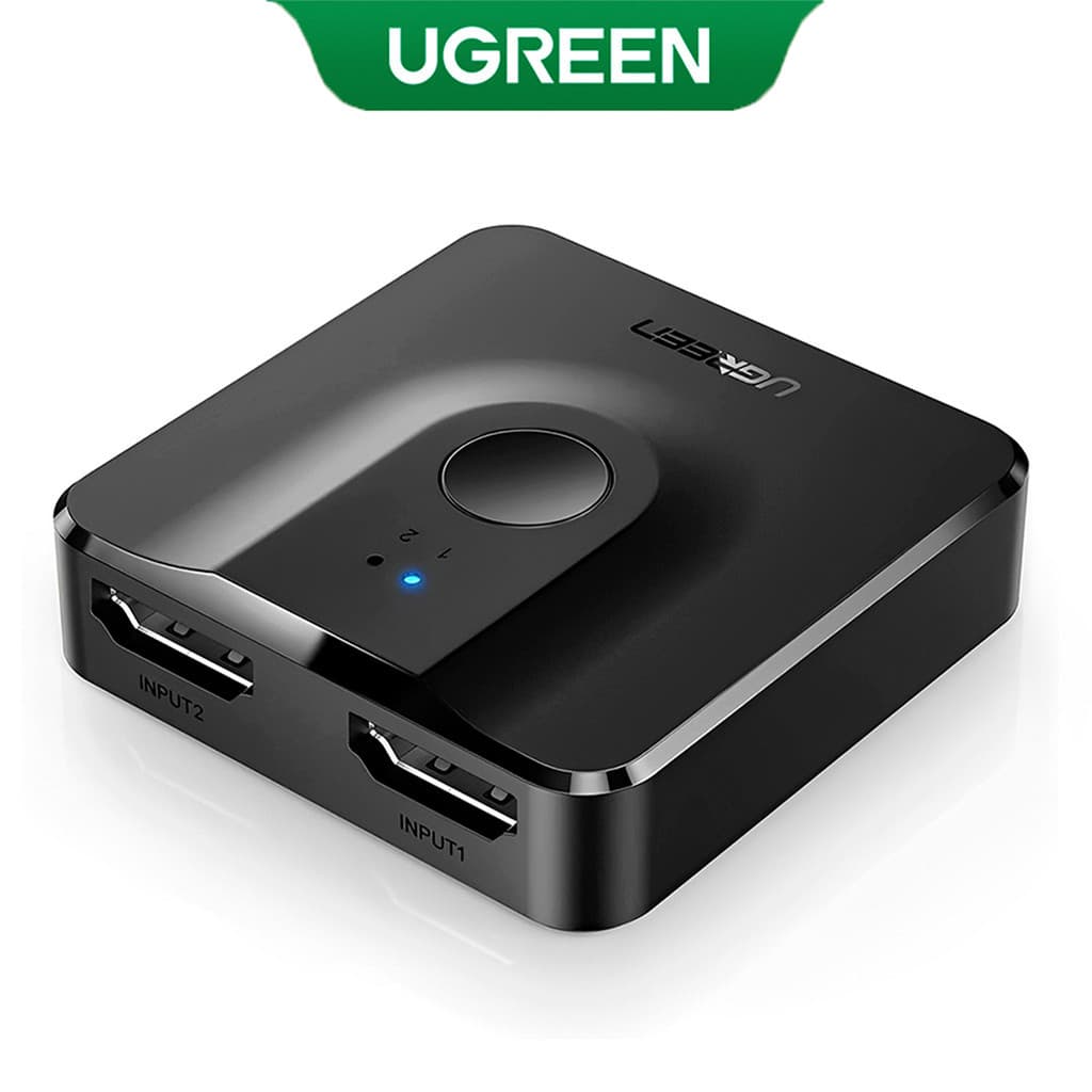 UGREEN Adaptador Switch Hdmi 2 em 1 4k/60Hz Preto