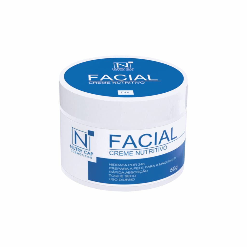 Creme Facial Diurno Nutritição e pré-make 50g