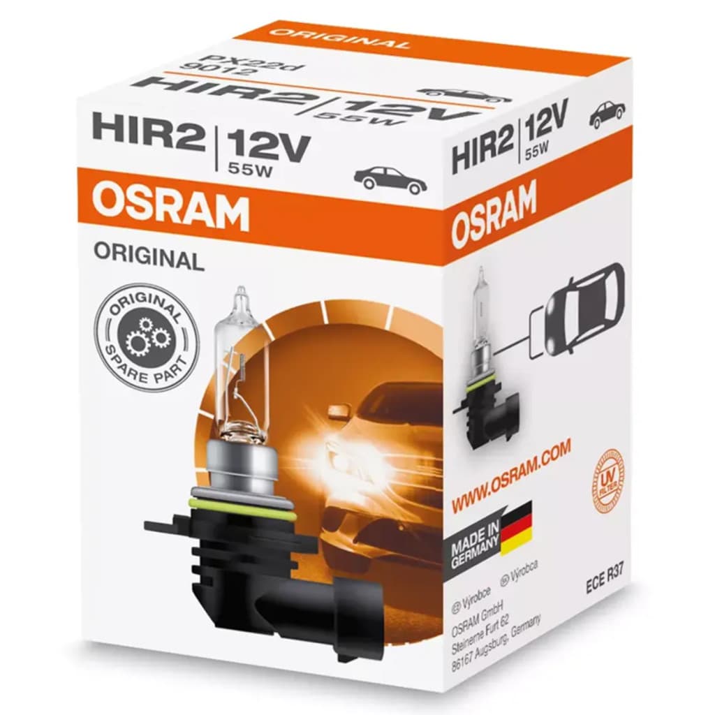 Lâmpada Osram Sylvania Original Line Hir2 12v 55w 3200k Reposição