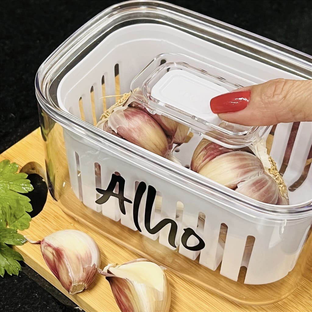 ORGANIZADOR DE GELADEIRA COM CESTO CLEAR ESPECIAL 0,65L AVULSO OU KIT