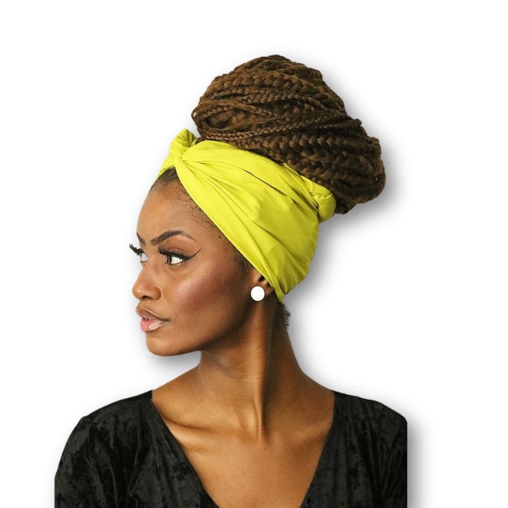 Turbante Afro Viscose Cor Verde Abacate Lilica Turbantes