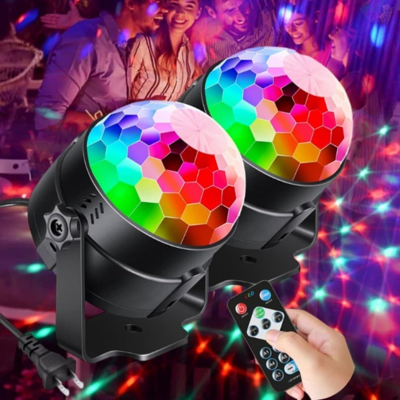 ‌Mini Globo Led RGB Colorido - Festa Infantil, Aniversário, Eventos Bola Iluminação