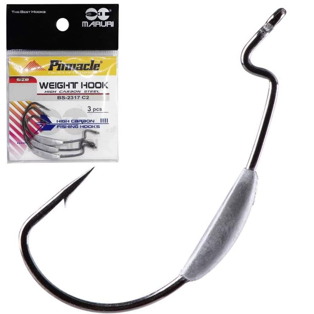 Cartela Anzol Pinnacle Lastreado Black Todos Tamanhos 3unid