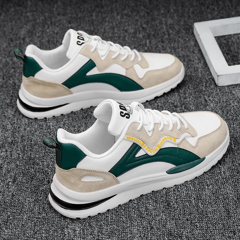 Sapatos masculinos na primavera de 2025 novas tendências, tênis de malha respirável, jovens moda, tênis casuais