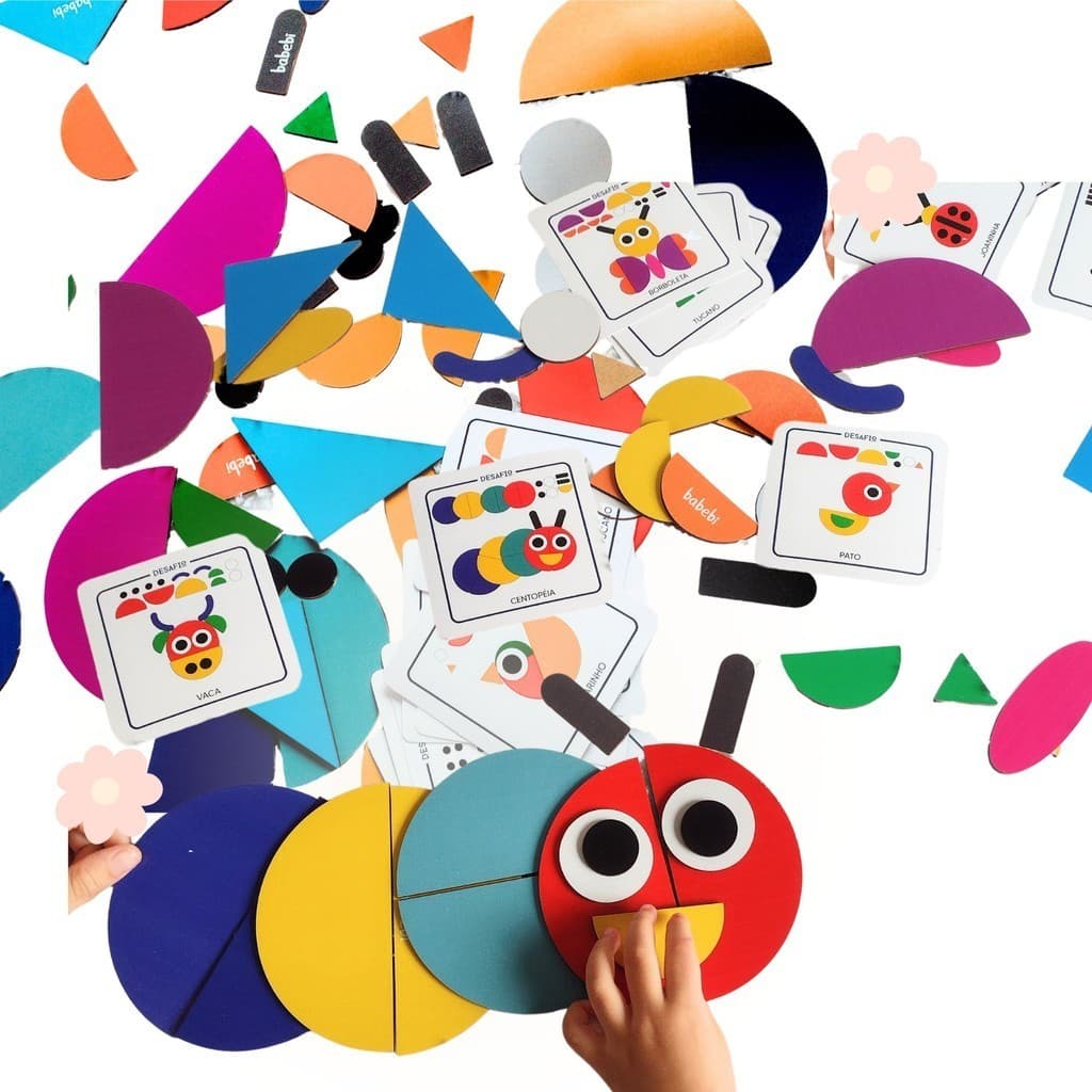 Brinquedo Jogo Educativo Desafio Divertido Criativo Montar - Brinquedo Terapeutico Autismo