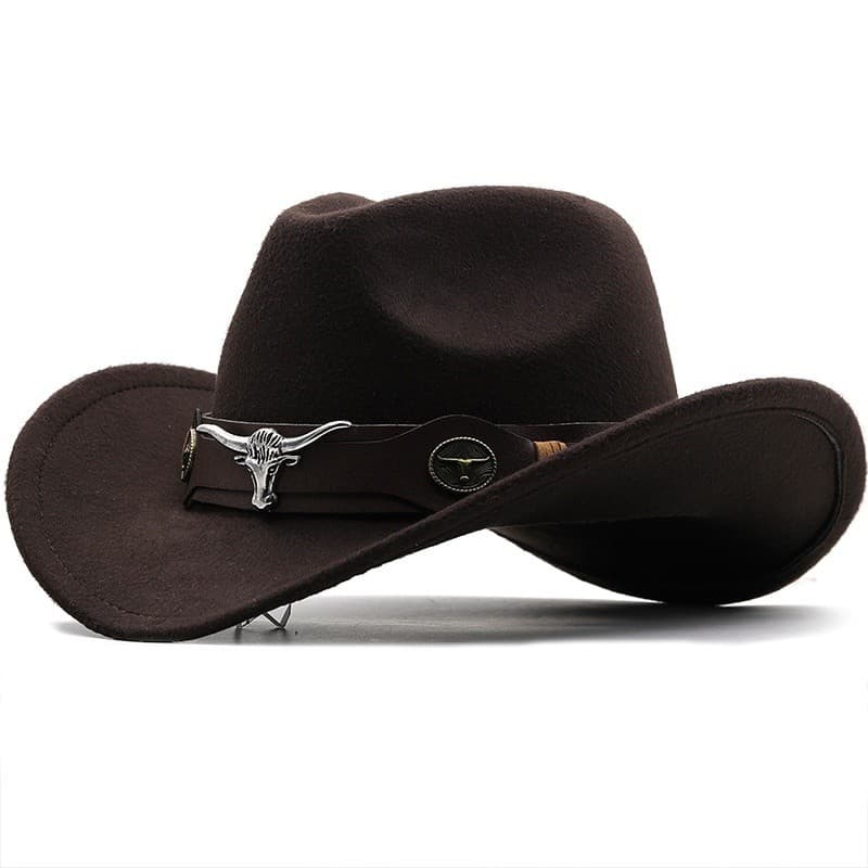 Chapéu De Lã Vermelha Simples Wome Men Chapeu Western Cowboy Cavalheiro Jazz Sombrero Hombre Boné Pai Cowgirl Tamanho 56-58cm