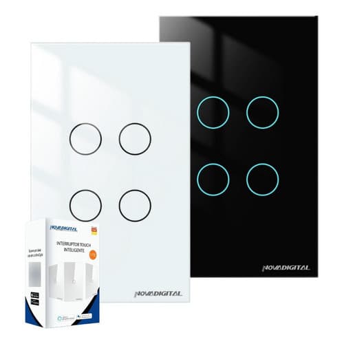Interruptor Inteligente Wi-Fi 4 Botão Lite Nova Digital Original Conexão Alexa Goggle Amazon