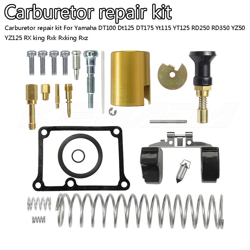 Kit Jatos Performance + Reparo Carburador Compatível RD 125 135 Acessório Moto