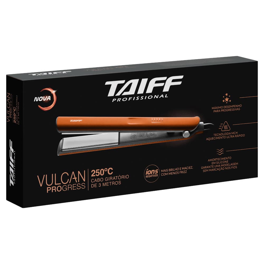 Prancha Vulcan Progress Taiff Bivolt 250°C