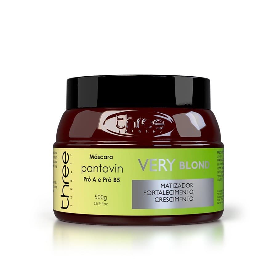 Máscara Matizadora Pantovin Very Blond Three Therapy 500g
