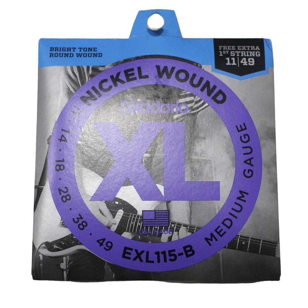 ENCORDOAMENTO GUITARRA DADDARIO - EXL115-B NICKEL