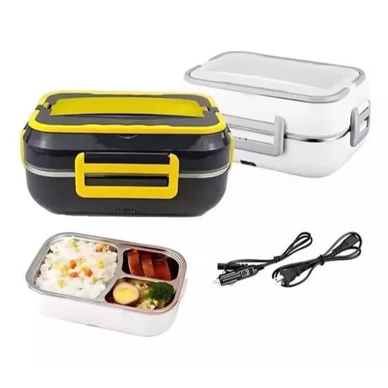 Marmita Elétrica Veicular 12v/bivolt Aquecedor De Alimentos(Aço inoxidável)