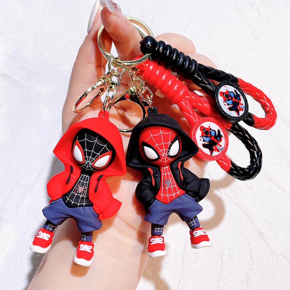Chaveiro Spider - Man Hoodie, 4 Cores, Personagem, Brinde para Fãs Frete Grátis