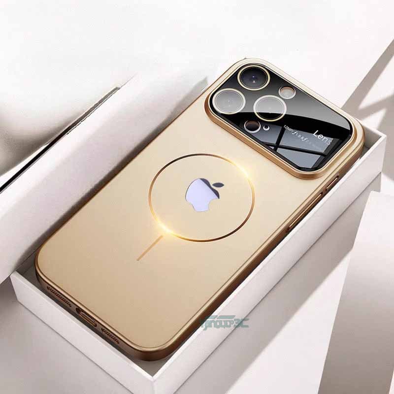 Capa De Telefone Magnética De Proteção De Câmera De Luxo Para iPhone 16 14 15 13 11 12 Pro Max Dura À Prova De Choque