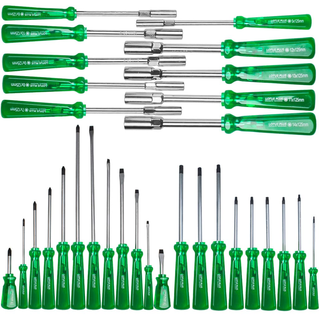 Kit de Ferramentas Jogo de Chave 30 pçs Chave de Fenda e Philips Chave Canhão e Chave Torx