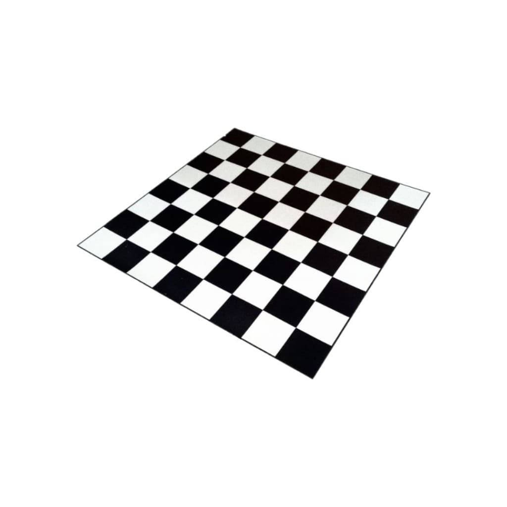 Tabuleiro De Damas Xadrez Oficial Lona 45x45 cm Dobrável