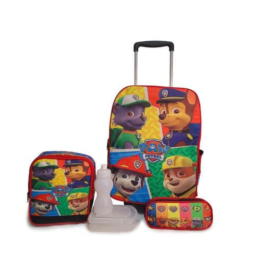 Kit Escolar Mochila Infantil Patrulha Canina Tam G Premium