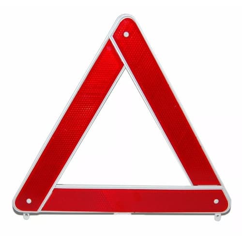 Triangulo para Carro Sinalização De Segurança Emergência Atenção Carro
